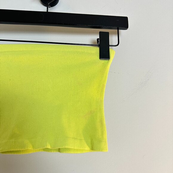 FREE PEOPLE Adrienne Bandeau Bra in Warm Olives Yellow Size X-Small/Small - Picture 7 of 7